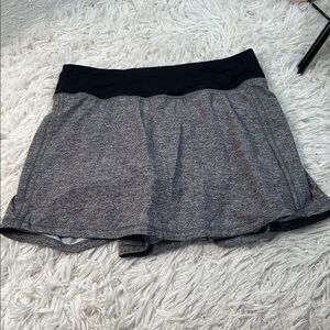 Lululemon Pace Rival Skirt (Tall) *No Panels 15" Heather Lux Multi Black / Black